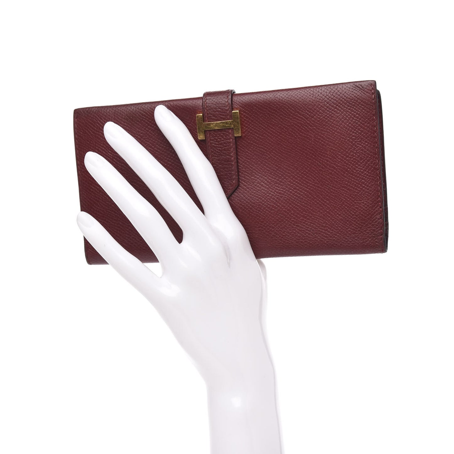 Courchevel Bearn Gusset Wallet Rouge H