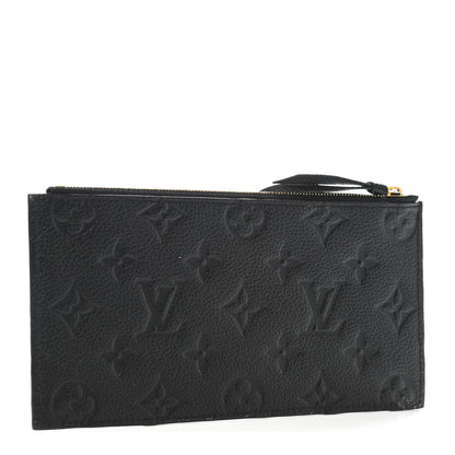 Louis Vuitton Empreinte Felicie Chain Wallet Zippered Insert Black 2 of 4
