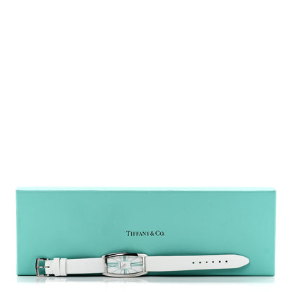 Tiffany Stainless Steel Satin 22mm Gemea Quartz Watch White 7 of 7