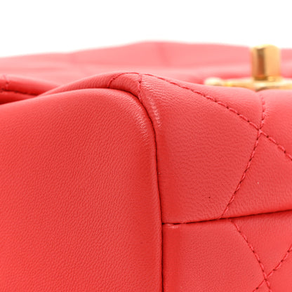 Chanel Lambskin Quilted Side-Packs Red 12 of 14