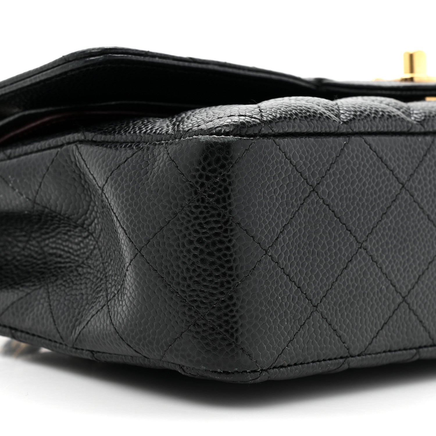 Chanel Caviar Quilted Medium Double Flap Black 10 of 16