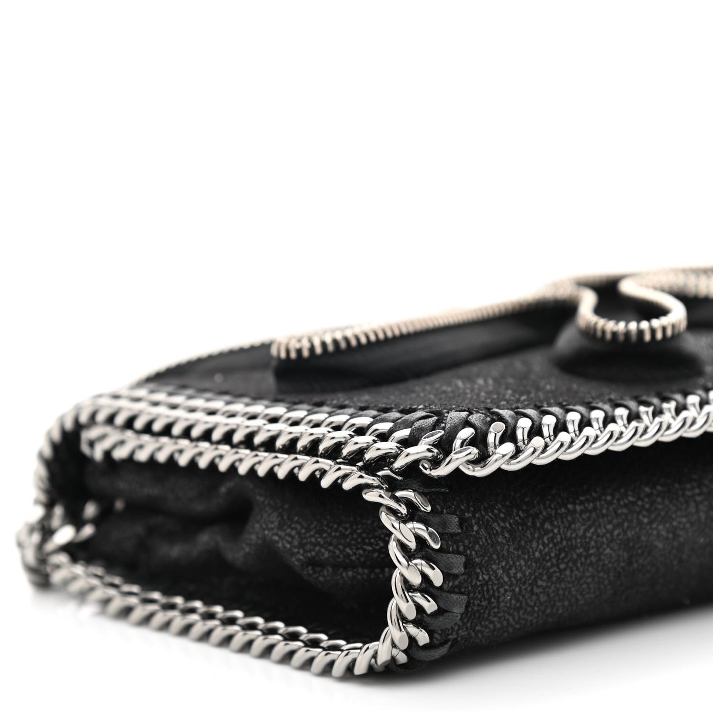 Shaggy Deer Falabella Zipper Crossbody Bag Black