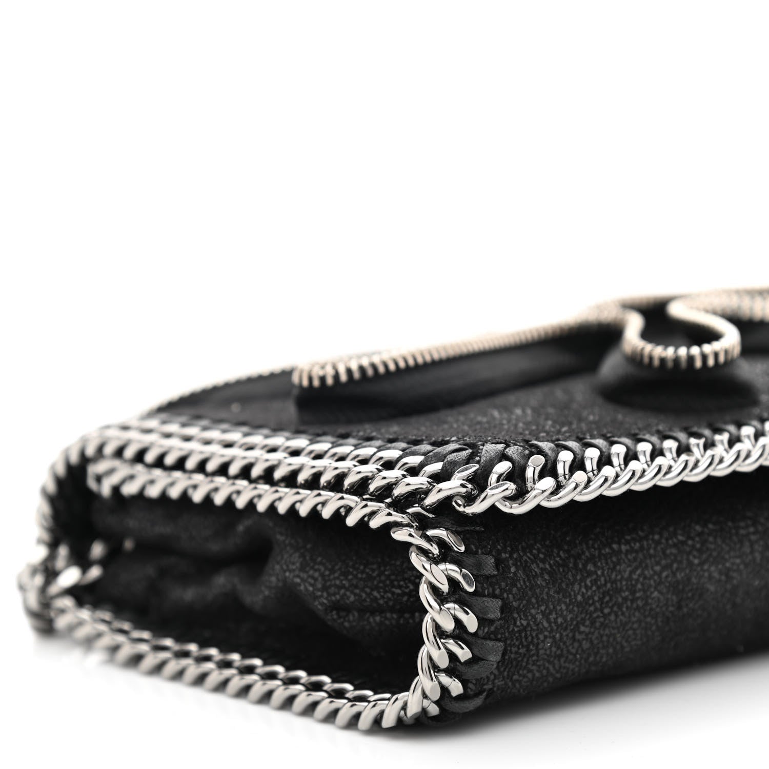 Stella McCartney Shaggy Deer Falabella Zipper Crossbody Bag Black 9 of 10