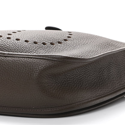Hermes Taurillon Clemence Evelyne III GM Chocolate 11 of 11
