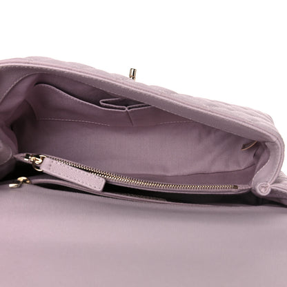Chanel Caviar Quilted Small Coco Handle Flap Lilas Lilac 5 of 10