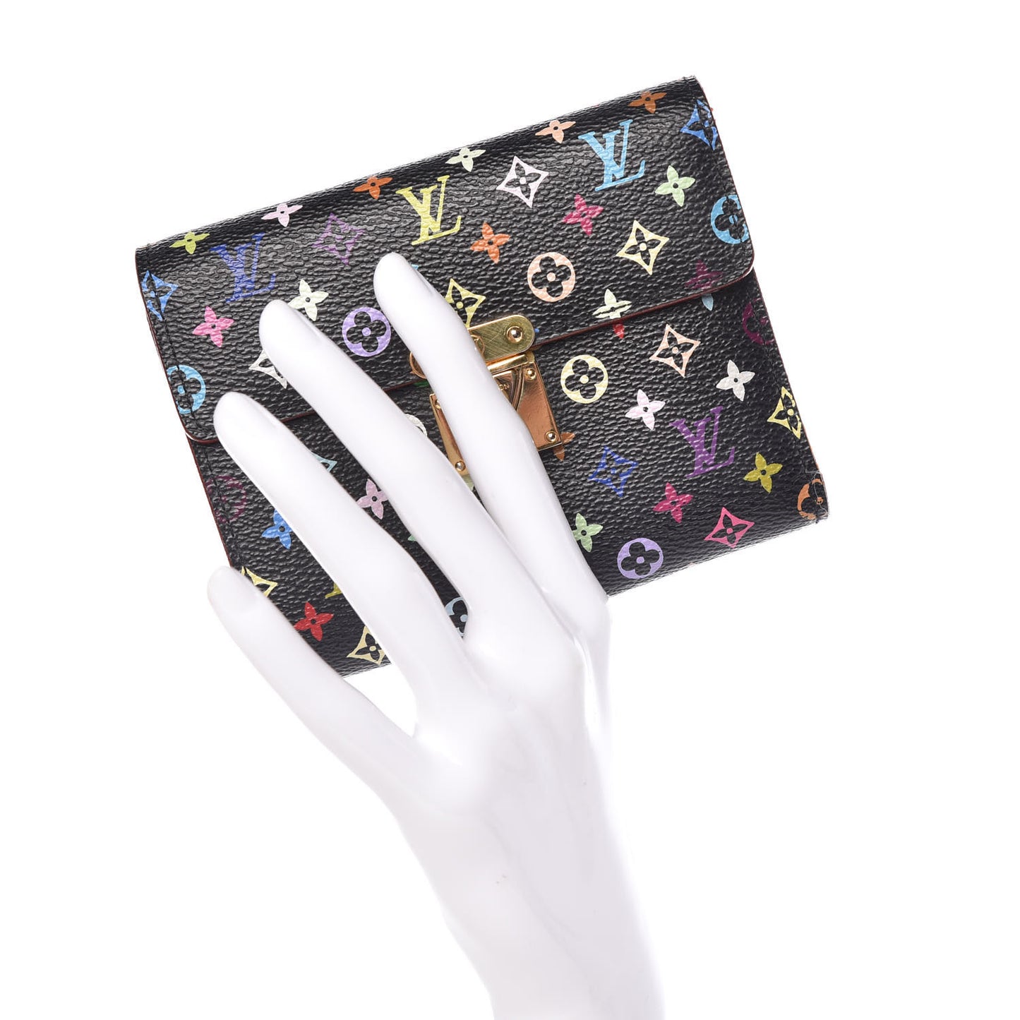 Monogram Multicolor Koala Wallet Black