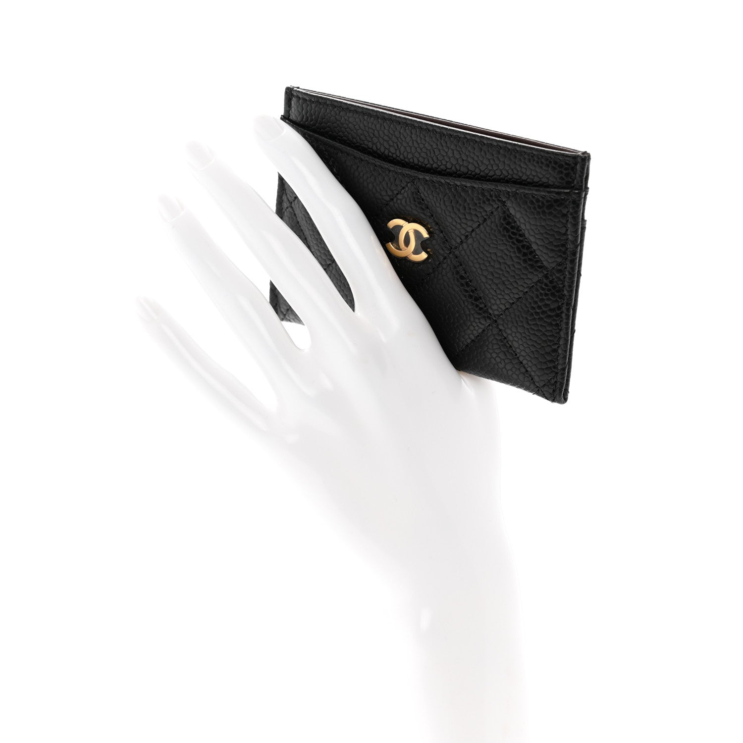 Chanel Caviar Quilted Card Holder Black 2 of 10