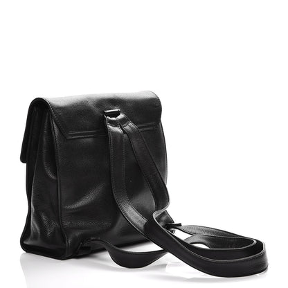 Chanel Grained Calfskin CC Backpack Black 3 of 8