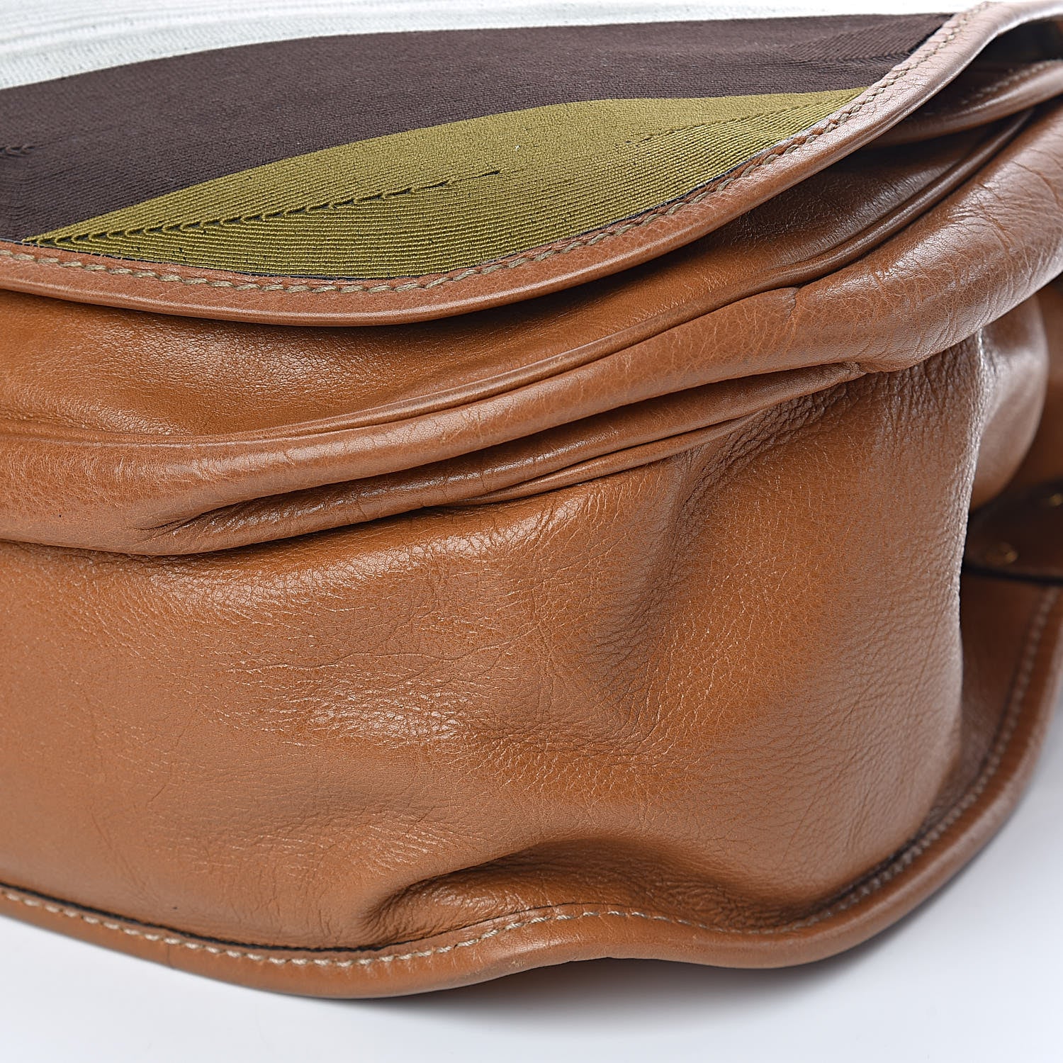 Fendi Glazed Calfskin Patchwork Large Messenger Bag Multicolor 11 of 12