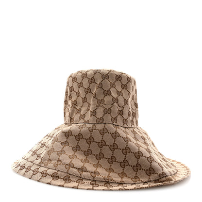 Gucci Monogram Wide Brim Hat L Beige 6 of 9
