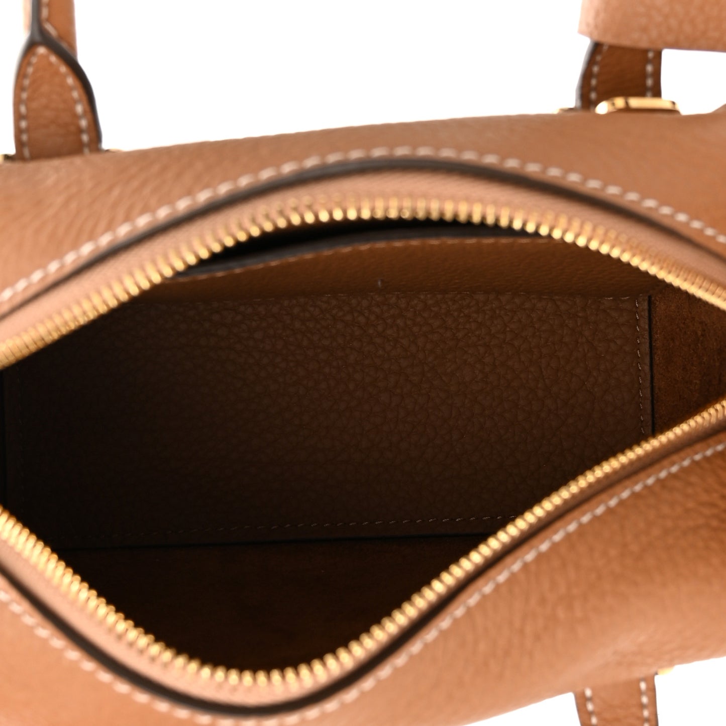 Taurillon Soft Mini Cool Box Satchel Vegetal Ivory