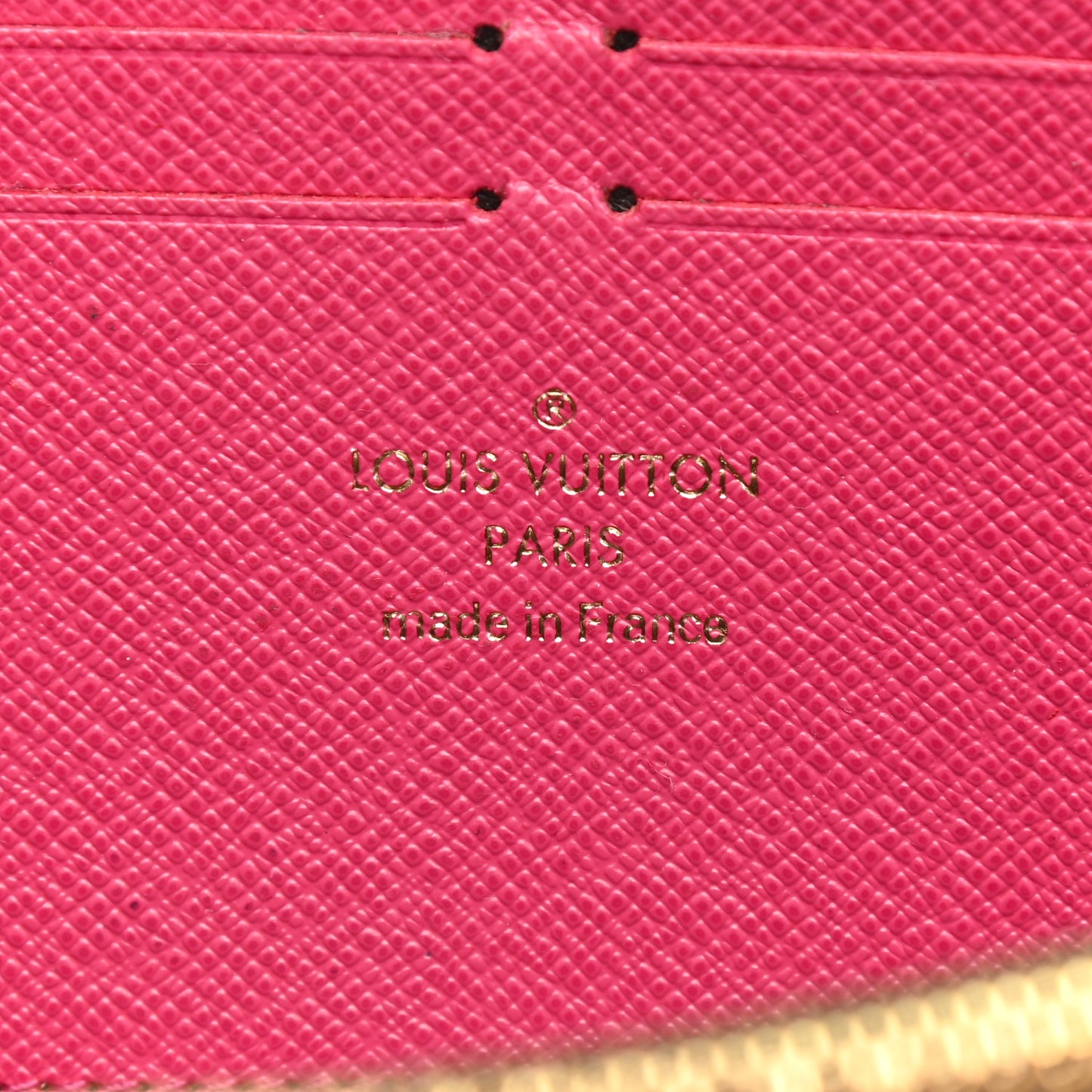 Monogram Clemence Wallet Hot Pink