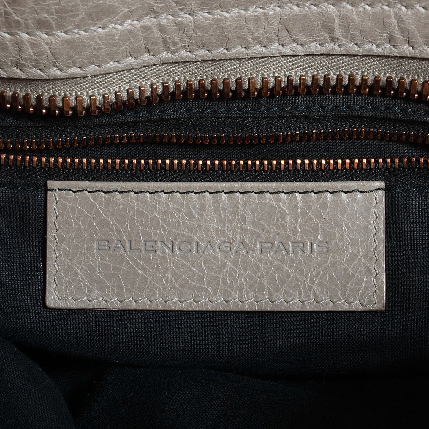 Agneau Giant 21 Rose Gold Hardware City Papyrus