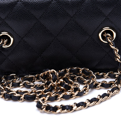 Chanel Caviar Quilted Small Vanity Case With Chain Black 12 of 12