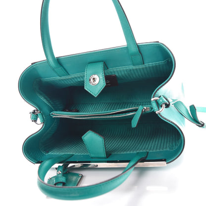 Fendi Vitello Elite Flamingo Petite 2Jours Tote Lago 5 of 9