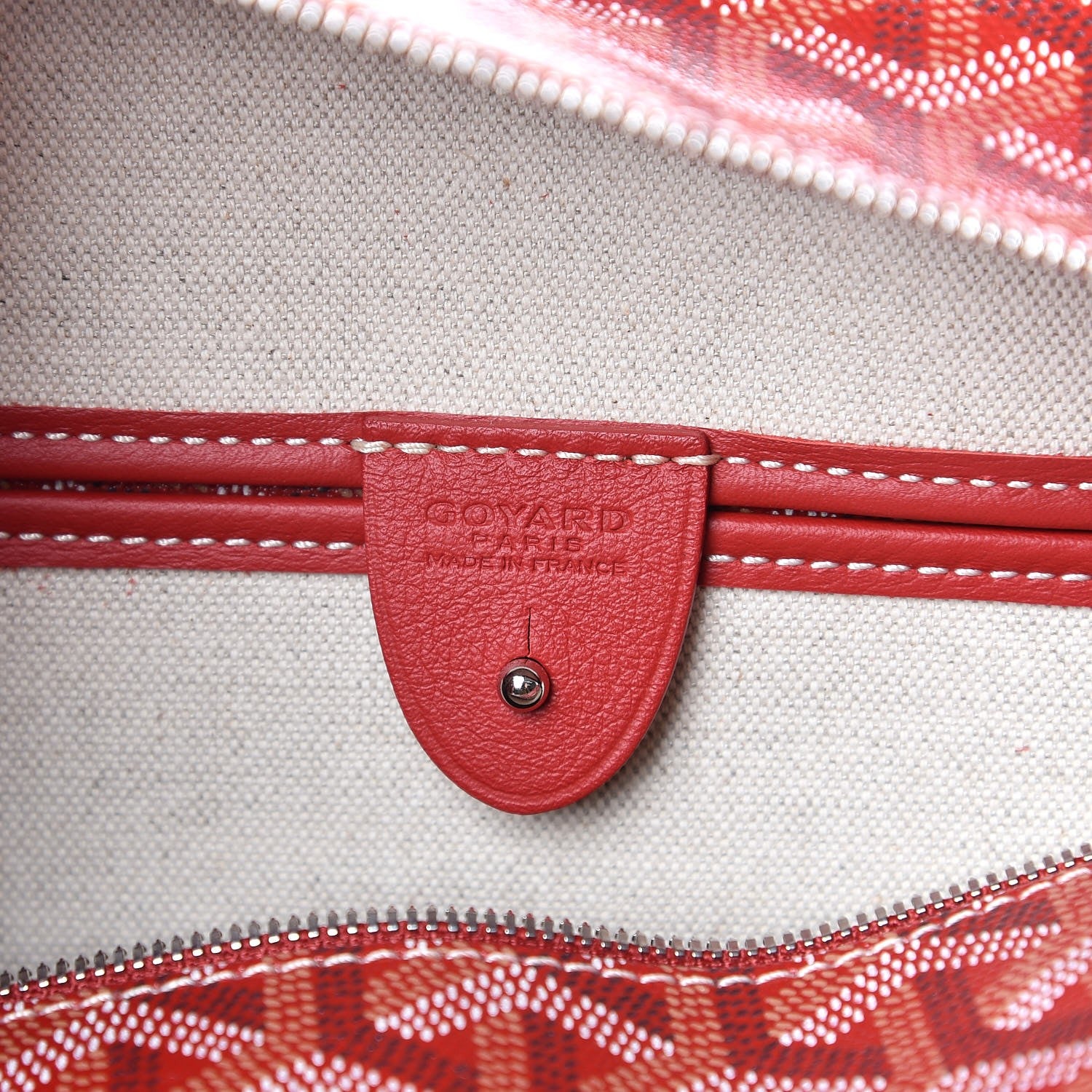 Goyard Goyardine Artois PM Red 6 of 7