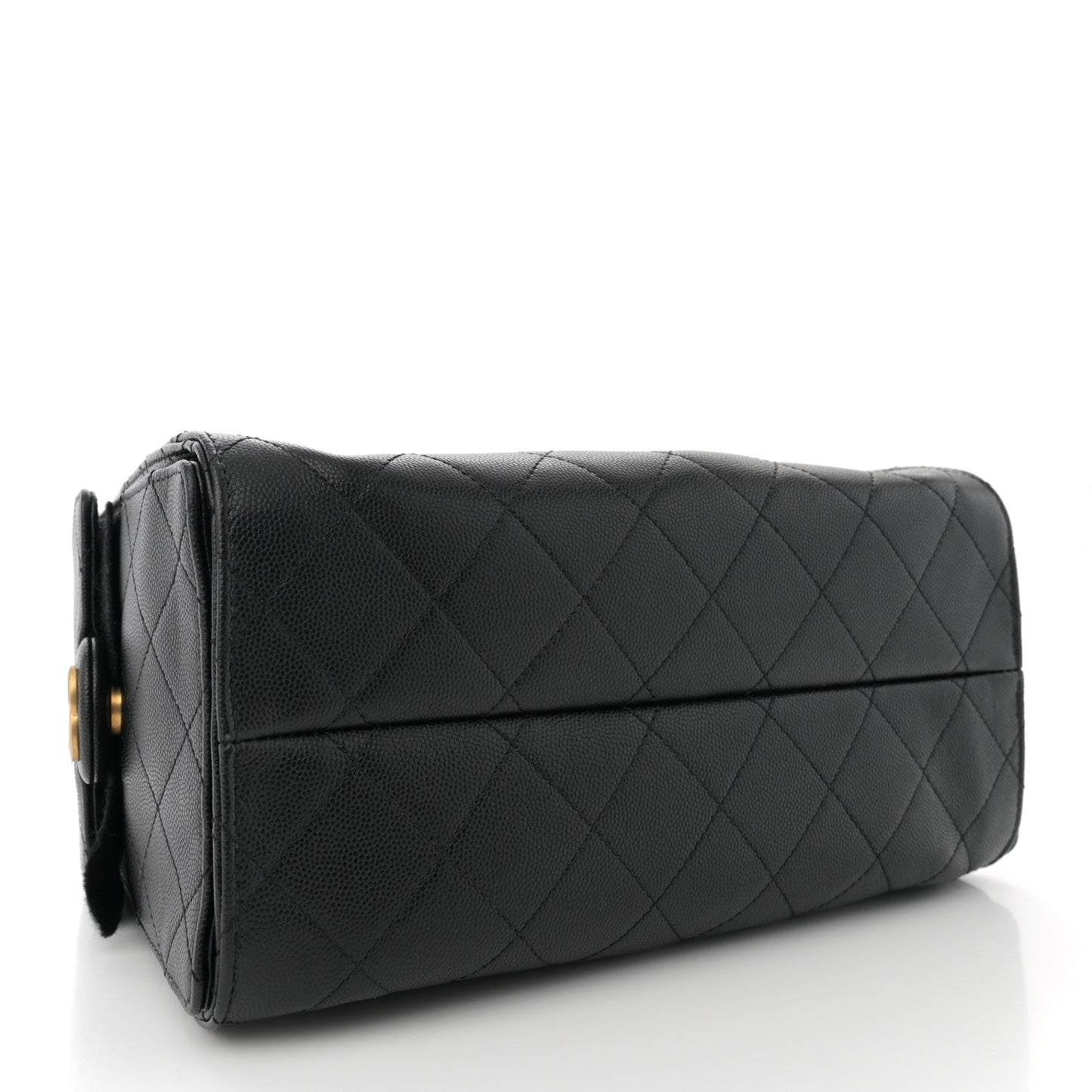 Caviar Quilted Small Chanel 25 Handbag Black
