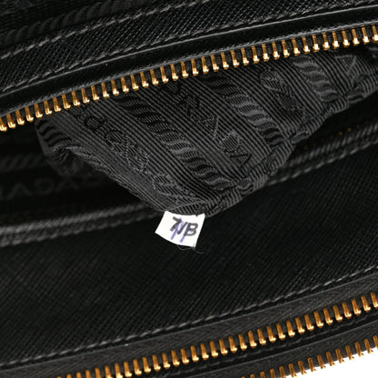 Prada Saffiano Medium Galleria Double Zip Tote Black 7 of 12