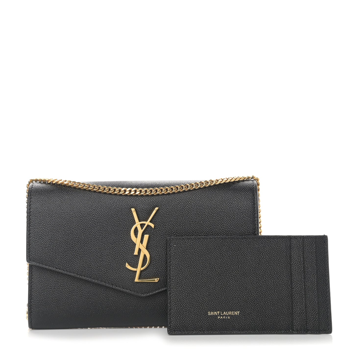 Grain De Poudre Uptown Chain Wallet Black