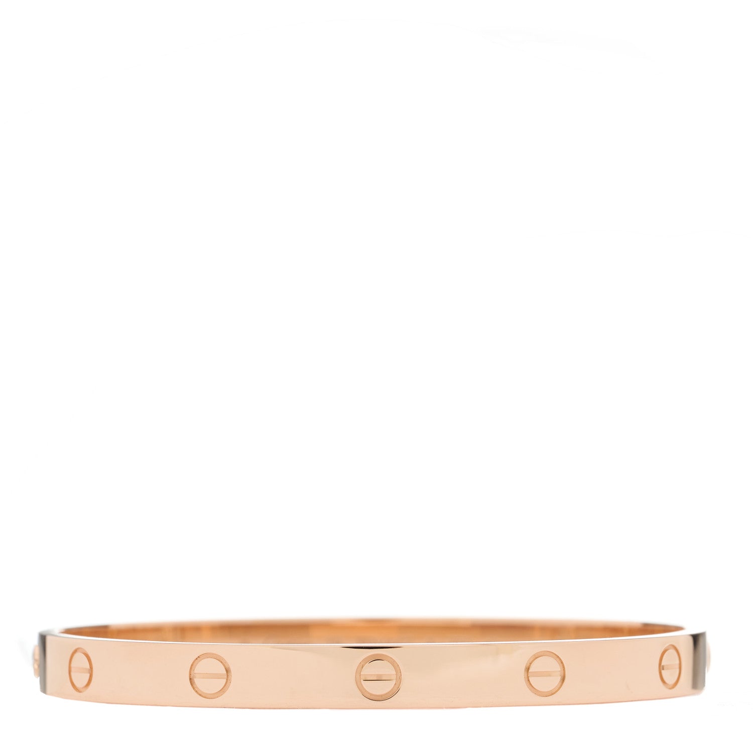 Cartier 18K Pink Gold LOVE Bracelet 19 1 of 5