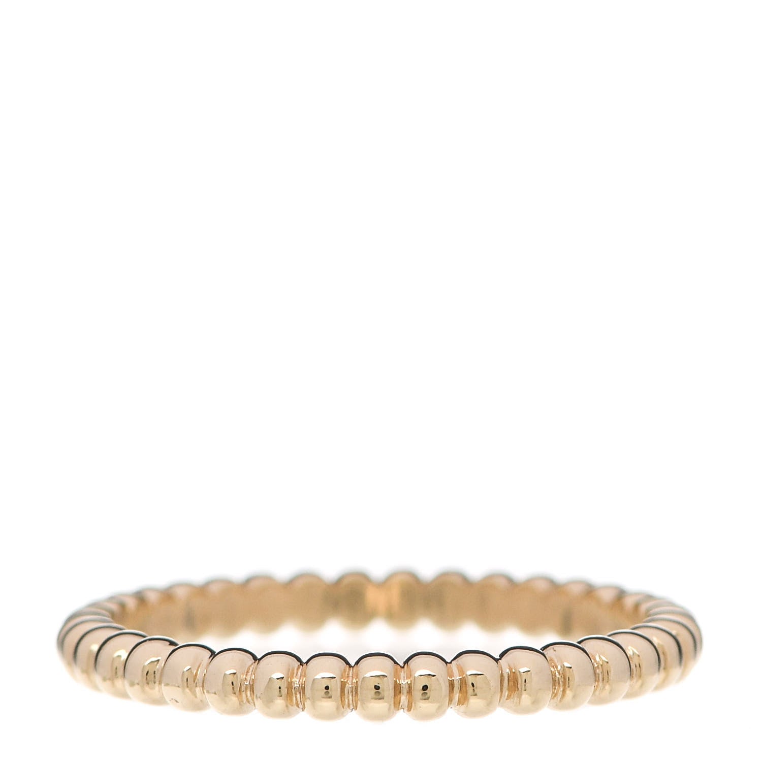 Van Cleef & Arpels 18K Yellow Gold Small Perlee Ring 52 6 3 of 6