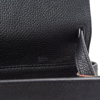 Burberry Derby Calfskin House Check Small Camberley Black 11 of 14