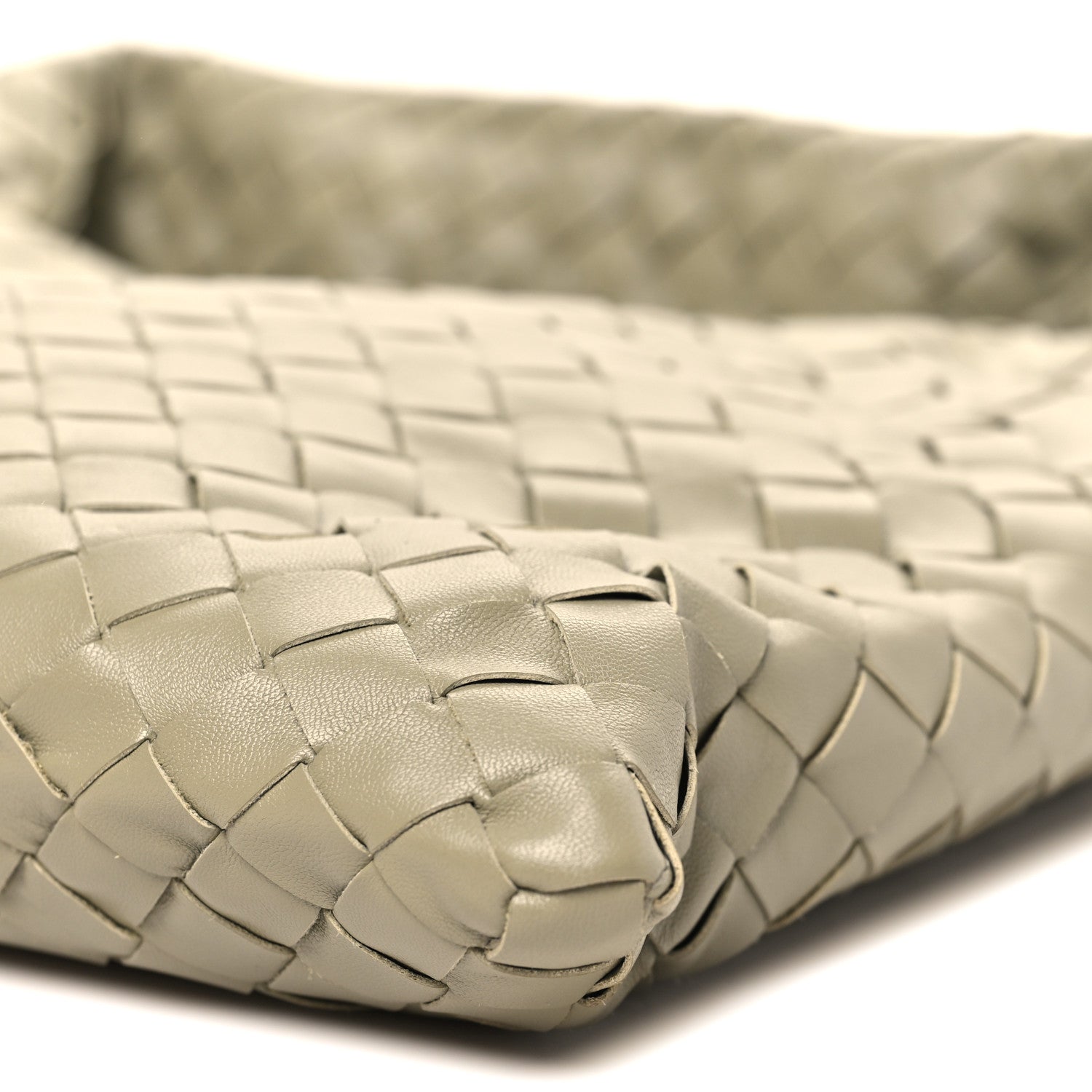 Bottega Veneta Calfskin Intrecciato Small Hop Travertine 9 of 9