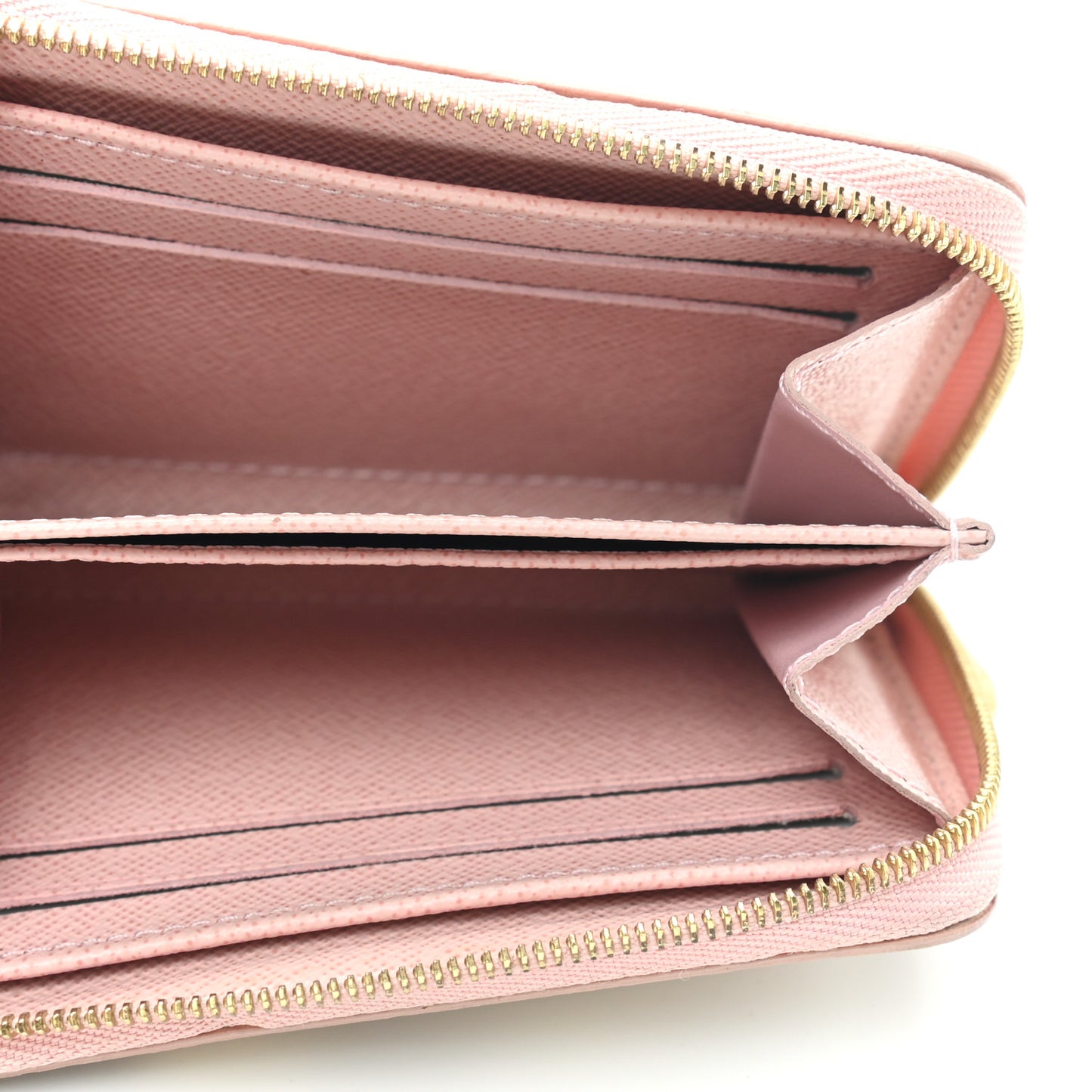 Damier Azur Zippy Coin Purse Rose Ballerine