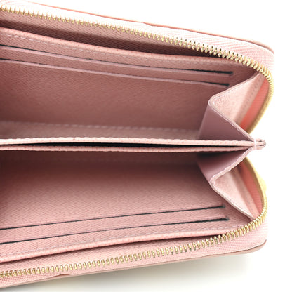 Louis Vuitton Damier Azur Zippy Coin Purse Rose Ballerine 5 of 7