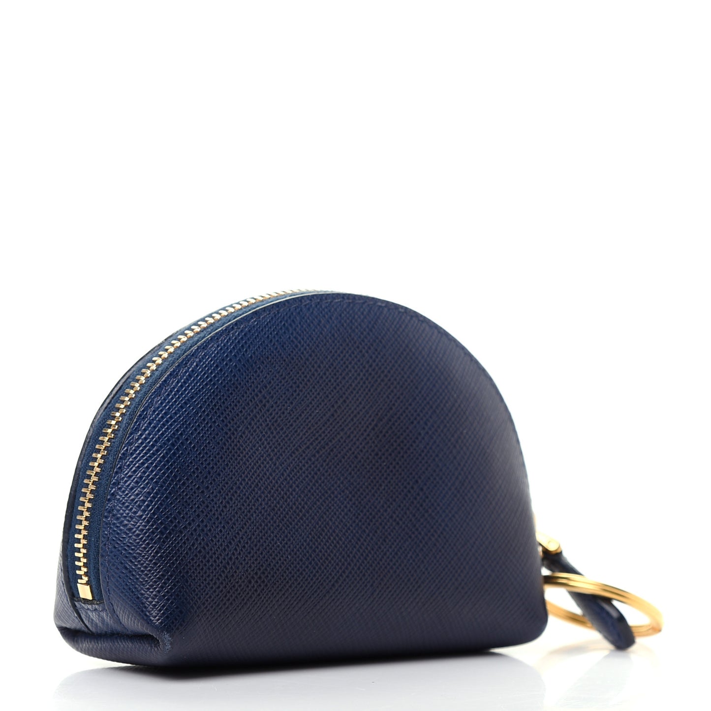 Saffiano Metal Coin Purse Bluette