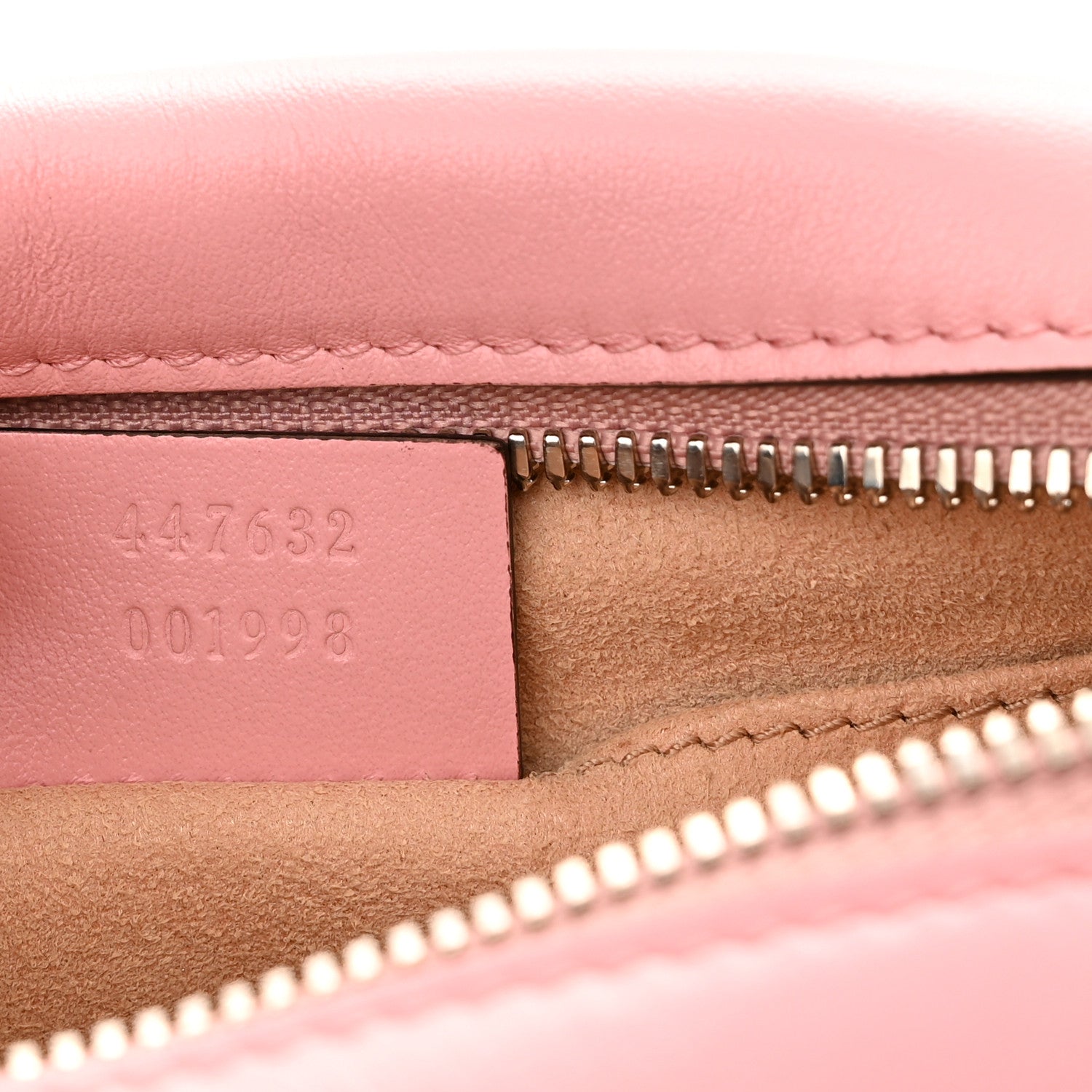 Gucci Calfskin Matelasse Small GG Marmont Chain Shoulder Bag Wild Rose 7 of 11