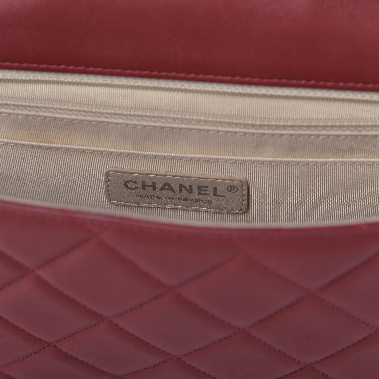 Chanel Lambskin Large Coco Rider Flap Red 13 of 17