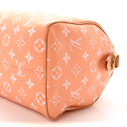 Louis Vuitton Calfskin Monogram Speedy P9 Bandouliere 25 Summer Peach 10 of 10