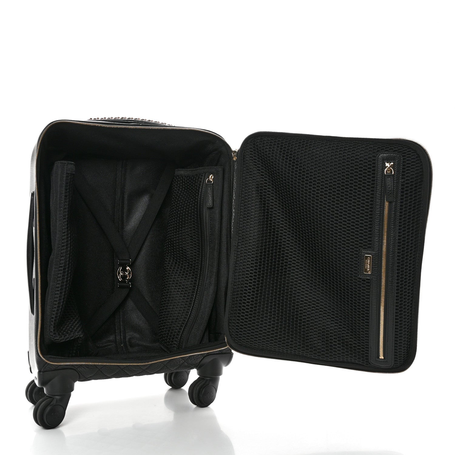 Chanel Calfskin Quilted Coco Case Trolley Black 4 of 15