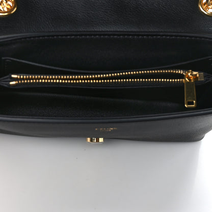 Celine Supple Calfskin Teen Victoire Black 5 of 9
