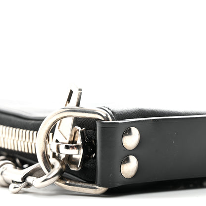 Balenciaga Calfskin Chain Cuff Wristlet Wallet Black 19 of 21