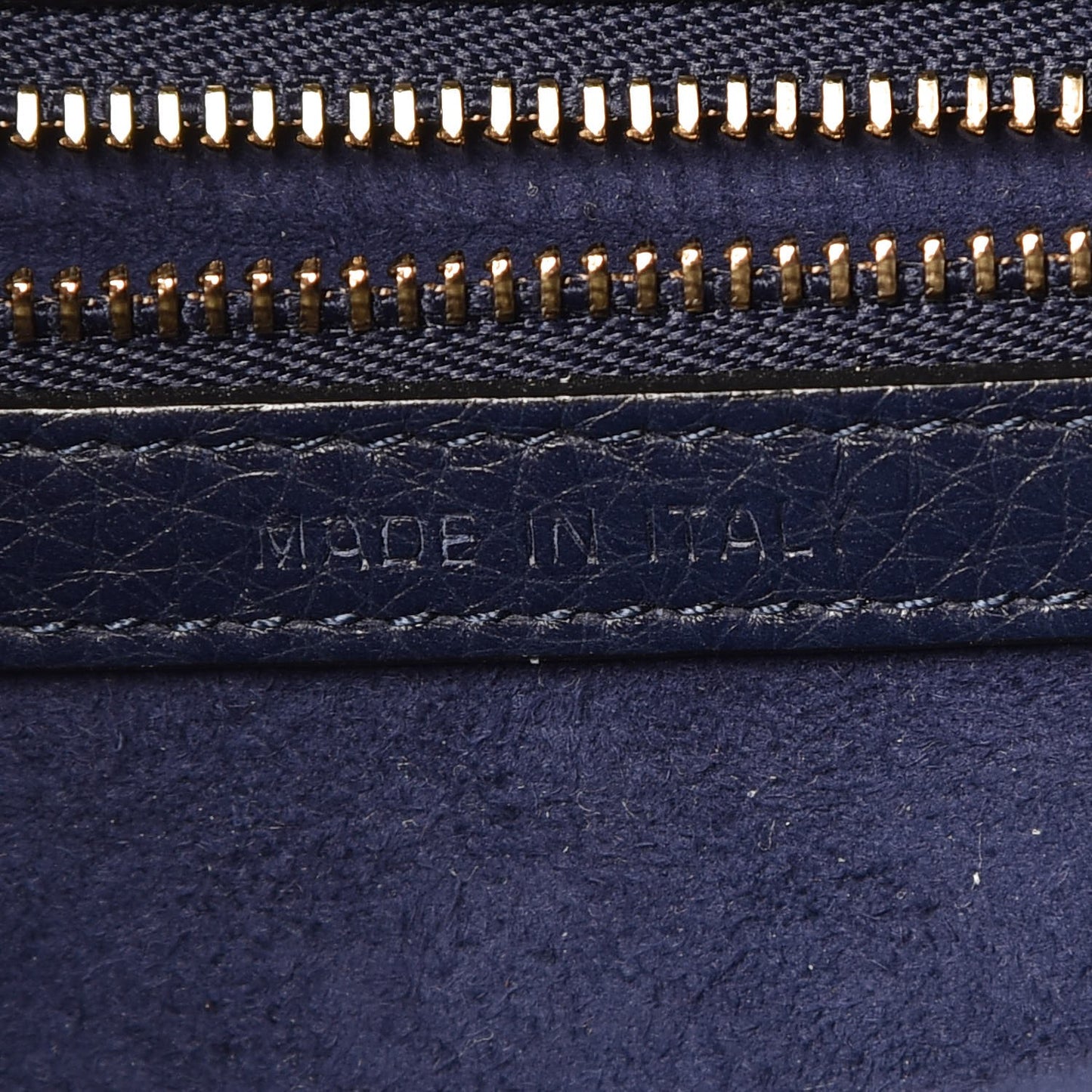 Grained Calfskin Medium Diorama Flap Bag Blue
