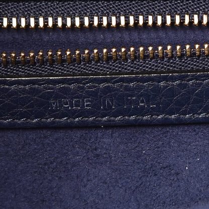 Christian Dior Grained Calfskin Medium Diorama Flap Bag Blue 6 of 11
