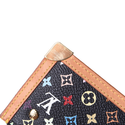 Louis Vuitton Monogram Multicolor Key Pouch Black 4 of 4