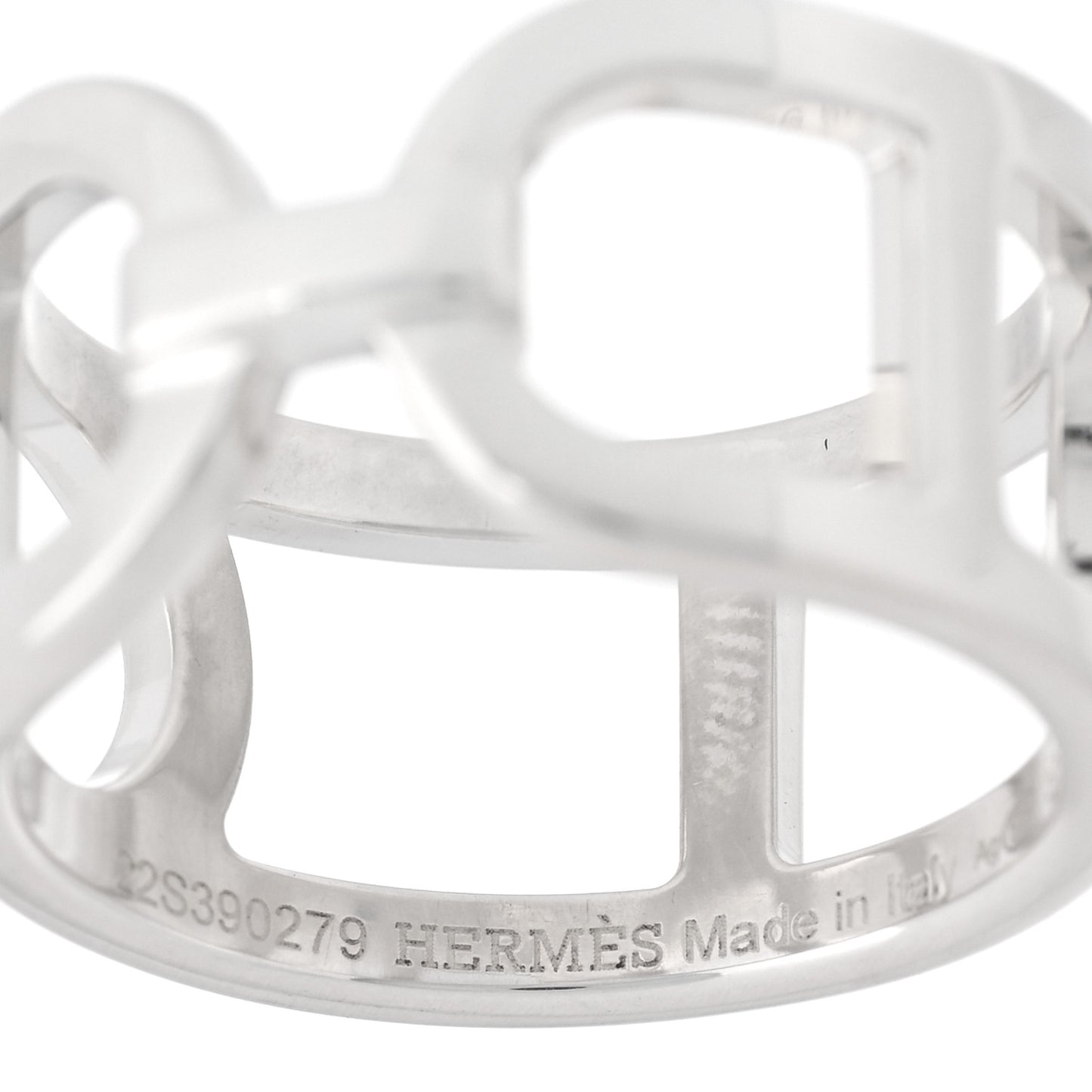 Sterling Silver MM Ever Chaine d'Ancre Ring 55 7.25