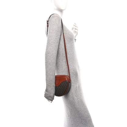 Saint Laurent Canvas Smooth Calfskin Le Monogramme Coeur Crossbody Chestnut 2 of 10