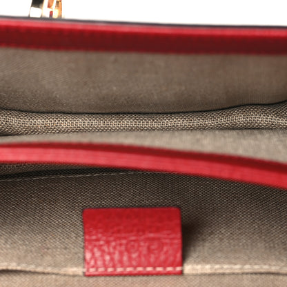 Gucci Dollar Calfskin Small Interlocking G Shoulder Bag Red 5 of 13