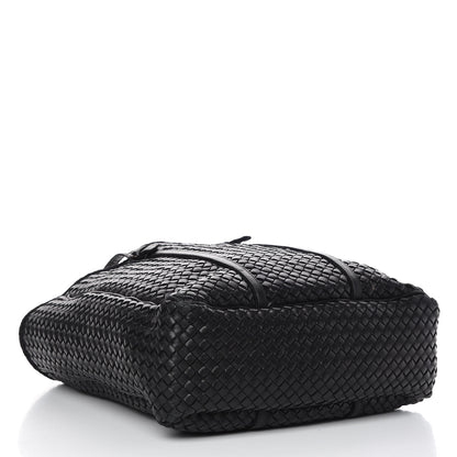Bottega Veneta Wool Nappa Intrecciato Tote Black 5 of 13