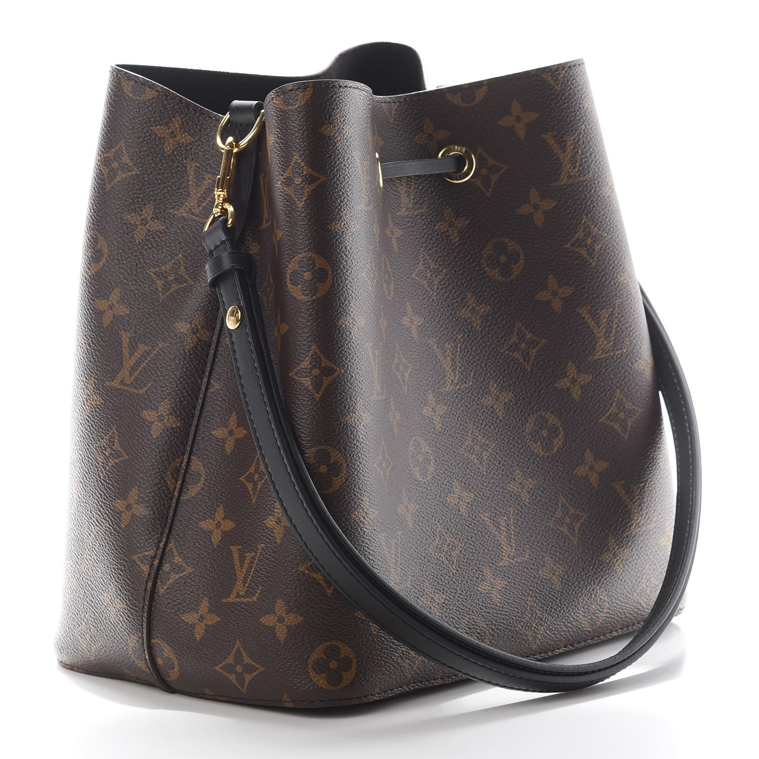 Louis Vuitton Monogram Neonoe MM Black 3 of 9