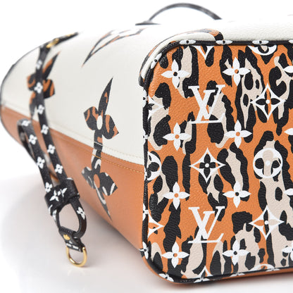 Louis Vuitton Monogram Giant Jungle Neverfull MM Ivory 10 of 12