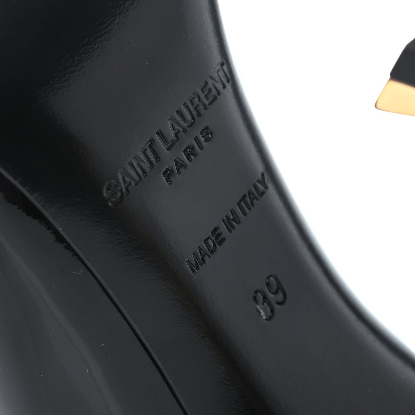 Patent Opyum 110 Pumps 39 Black Gold