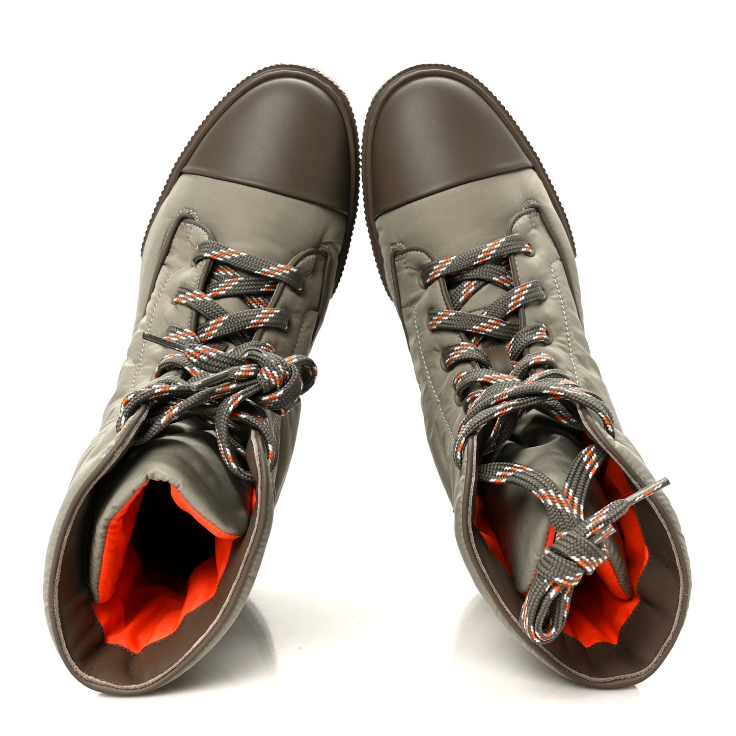 Calfskin Parachute Fresh Ankle Boots 38.5 Etoupe