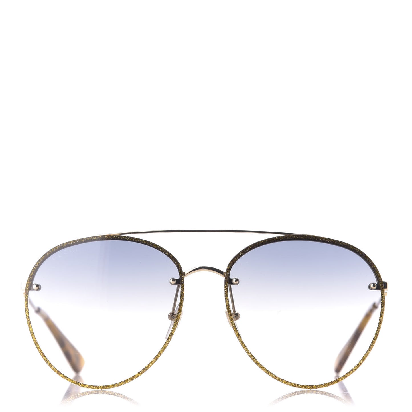 Glitter Aviator Sunglasses GG0351S Gold