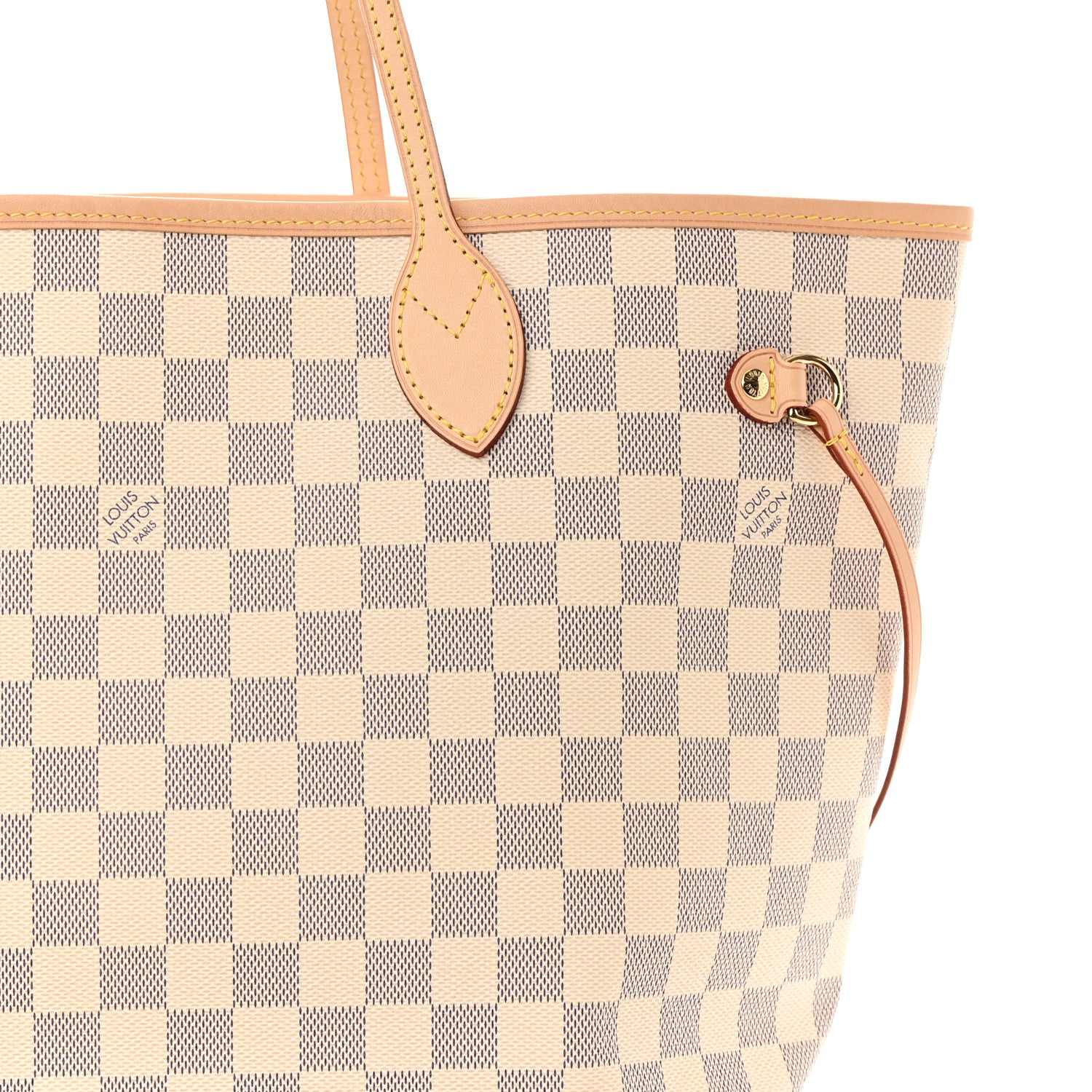 Louis Vuitton Damier Azur Neo Neverfull MM Rose Ballerine 8 of 11