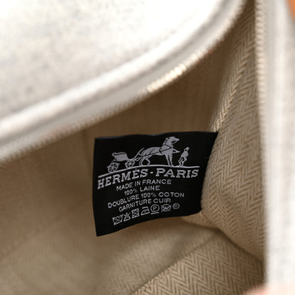 Hermes Canvas Large Bride-A-Brac Pouch Gris Flanelle 5 of 7